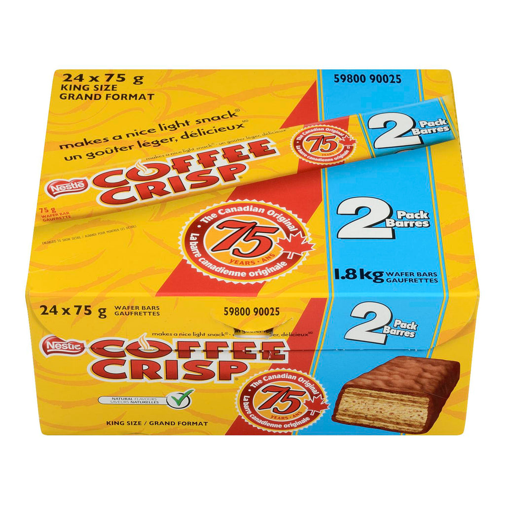 NESTLE - COFFEE CRISP KING SIZE 24x75 GR