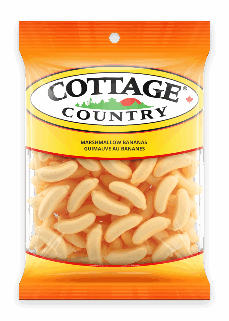 Marshmallow Bananas 600g
